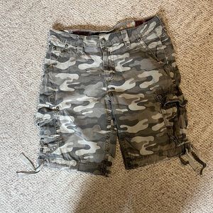 Rock Revival Mens Camo Shorts